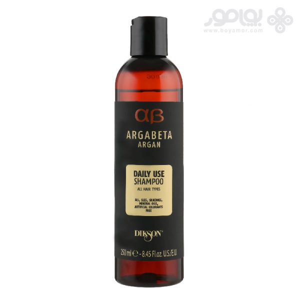 شامپو آرگان دیکسون آرگابتا مدل ARGAN مناسب مصرف روزانه انواع مو 250 میل